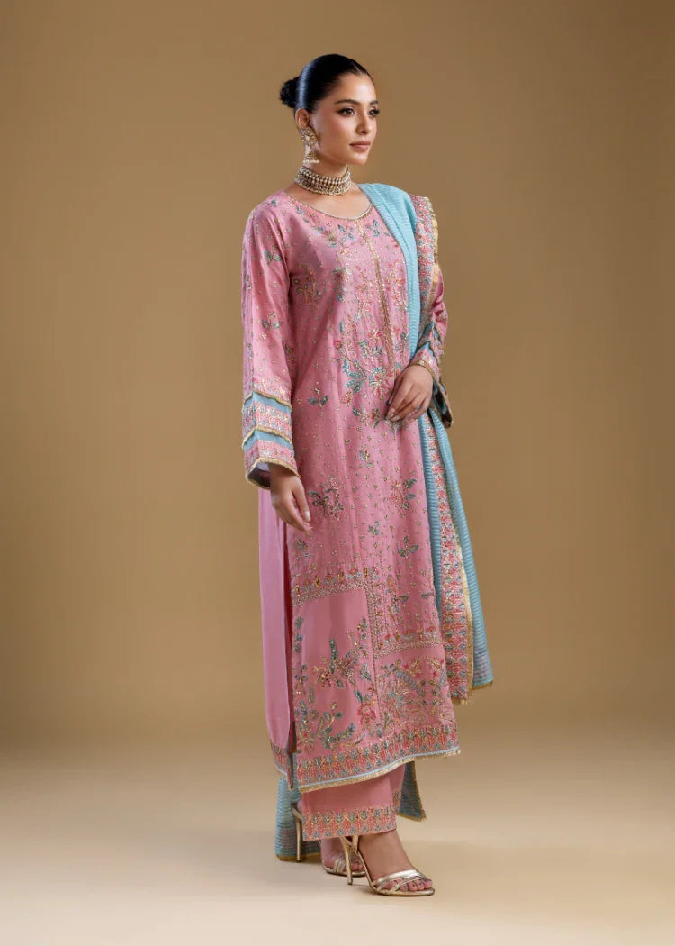 SK001 Powder Rose Silk Set