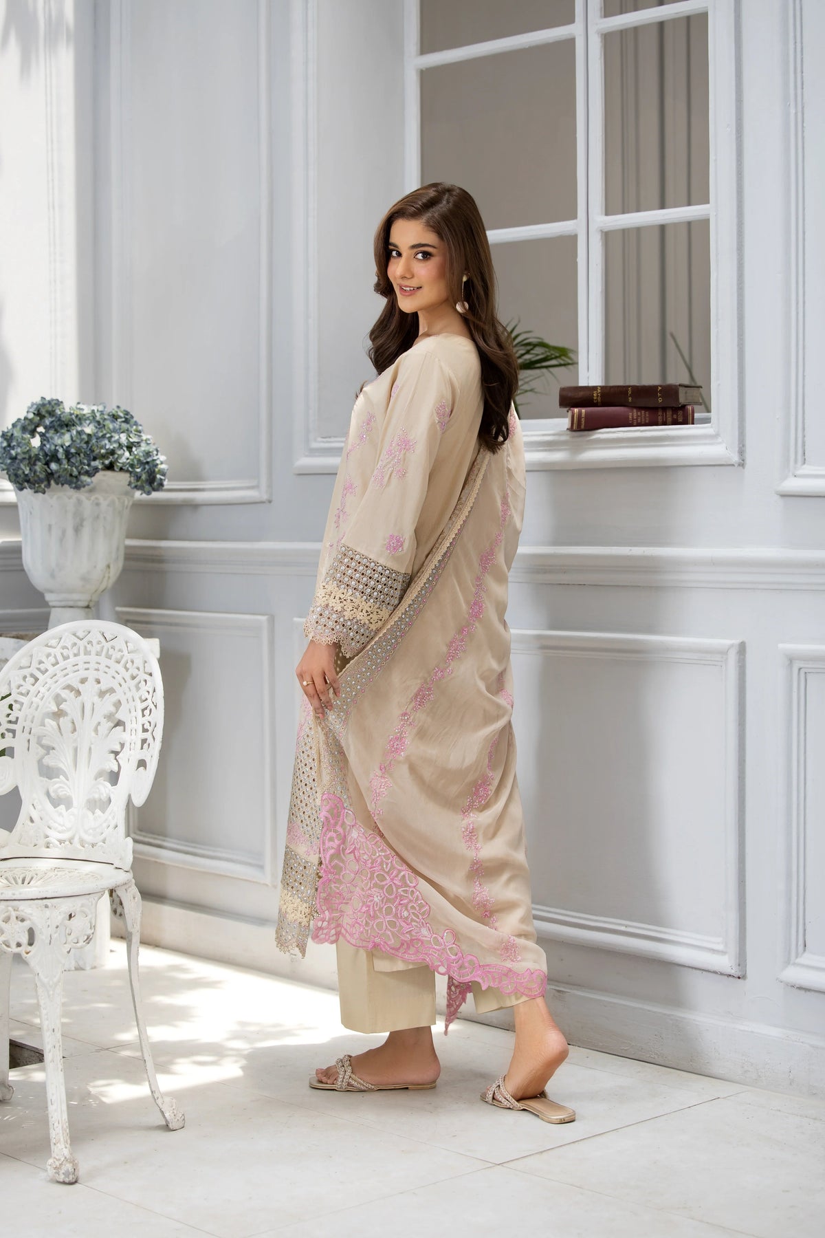 Gul E Maah -  3PC Pret Embroidered Lawn