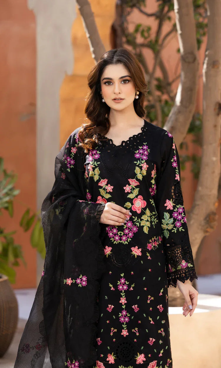 Gul E Siyah-   Unstitched 3 PC Lawn