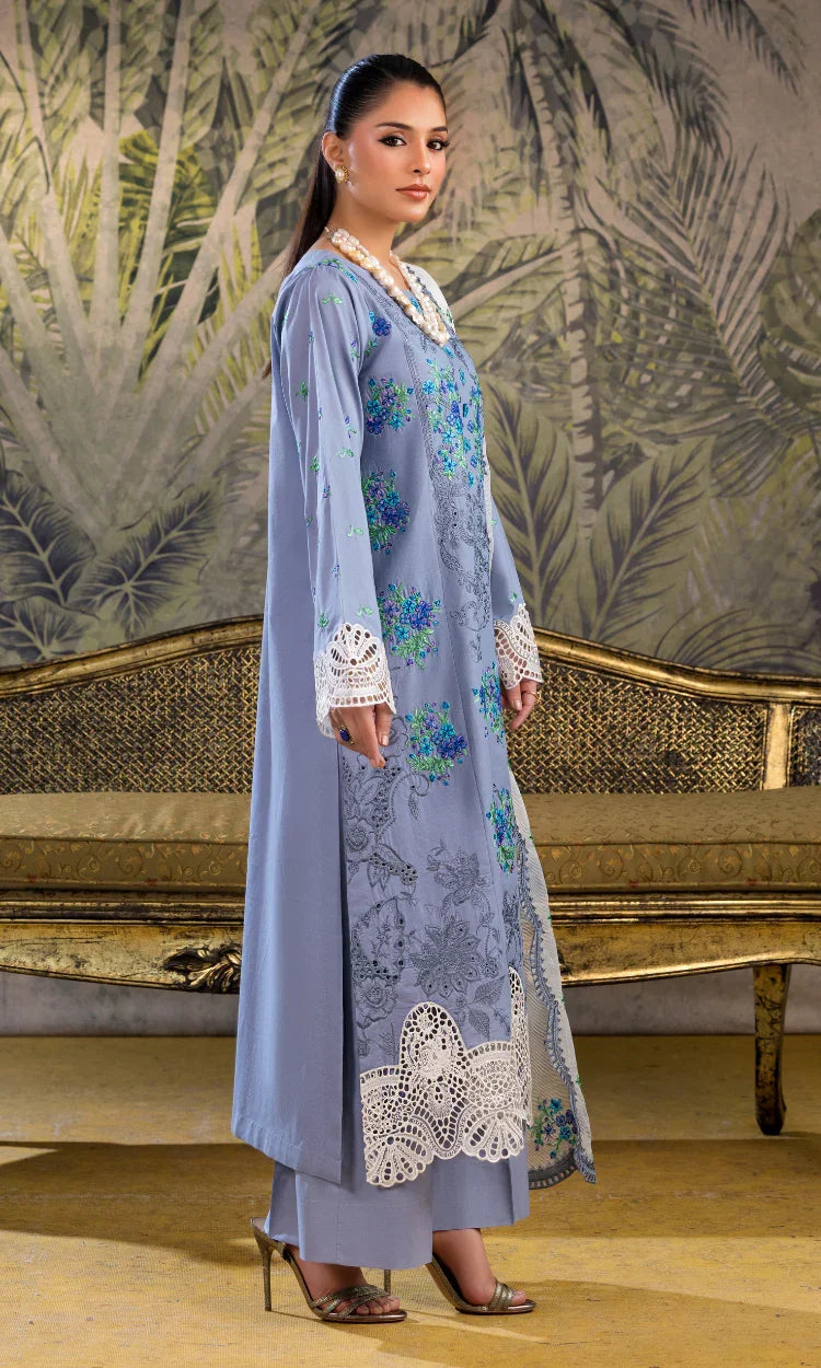 Ash Grey - Unstitched 3 PC Lawn