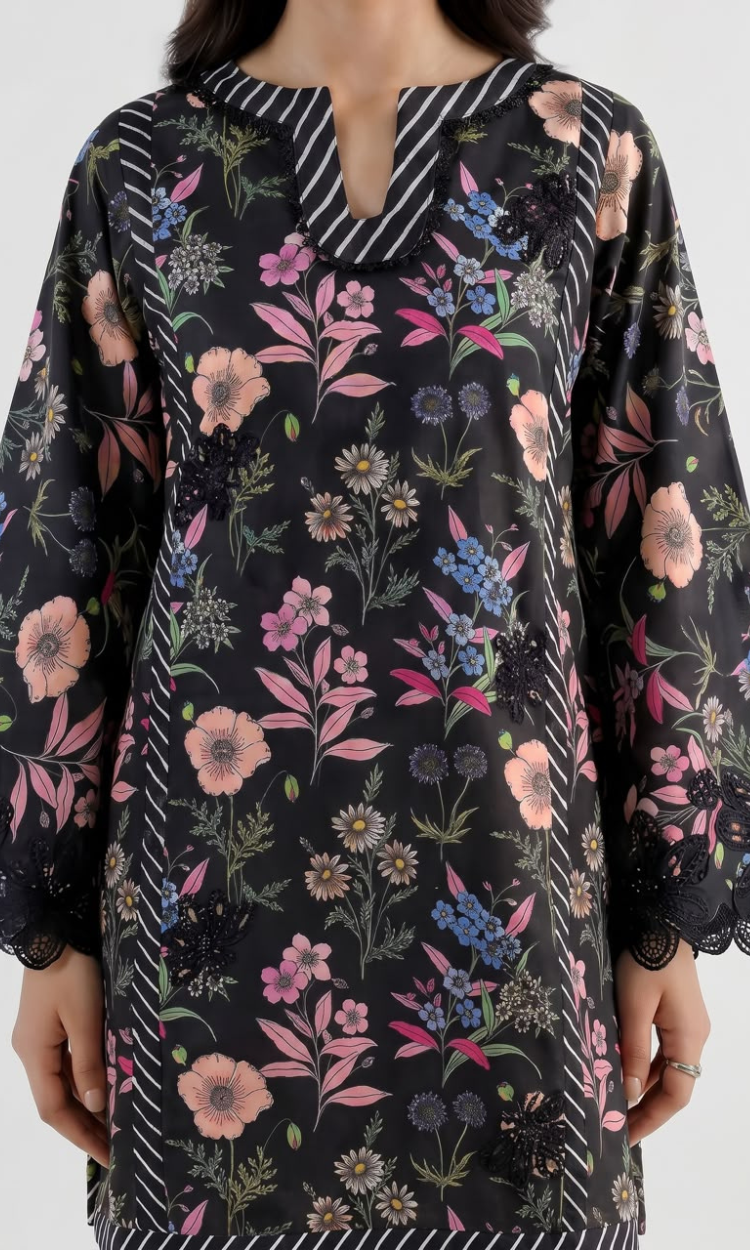 Afsana 2 Piece Printed Embroidered Lawn