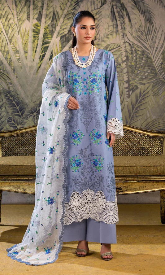 Ash Grey Unstitched 3 Pc Lawn