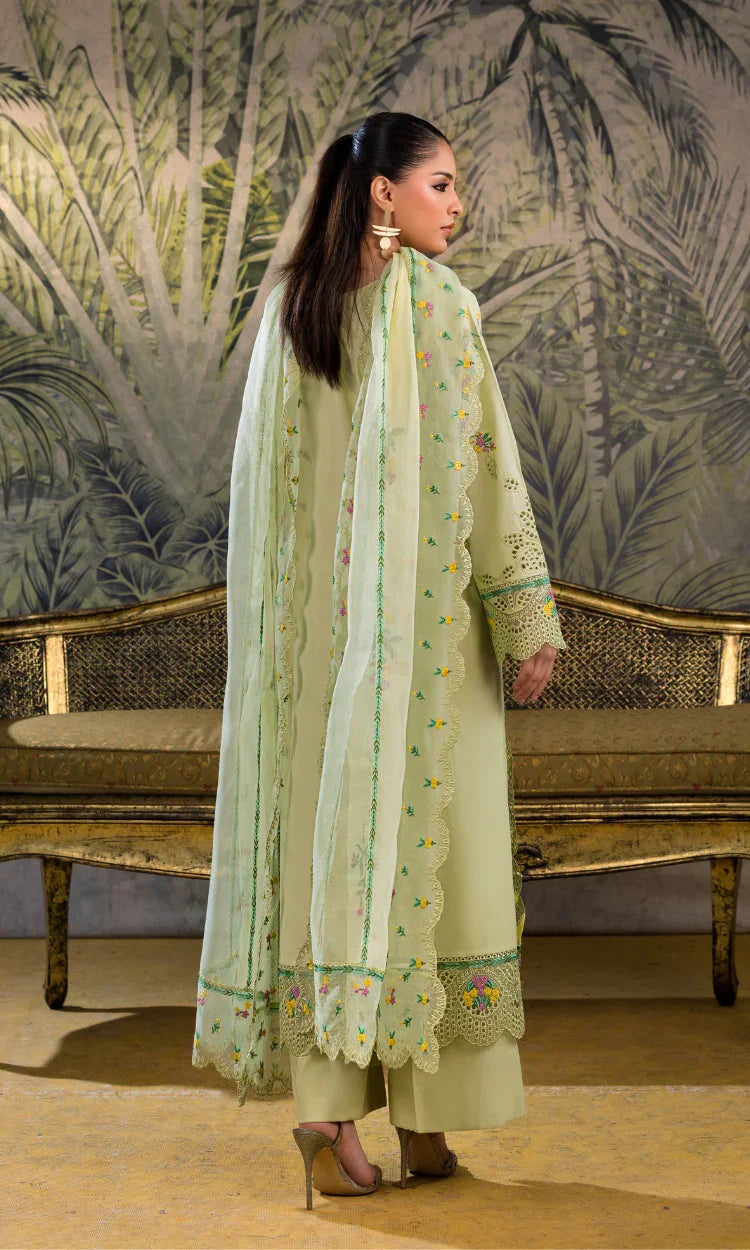 Bahar Nagar Embroidered 3 Piece Suit