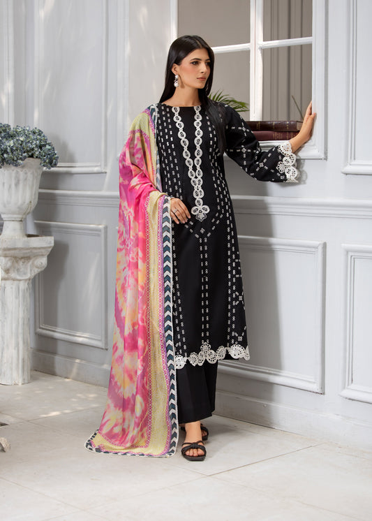 Moonstone Embroidered Lawn Suit
