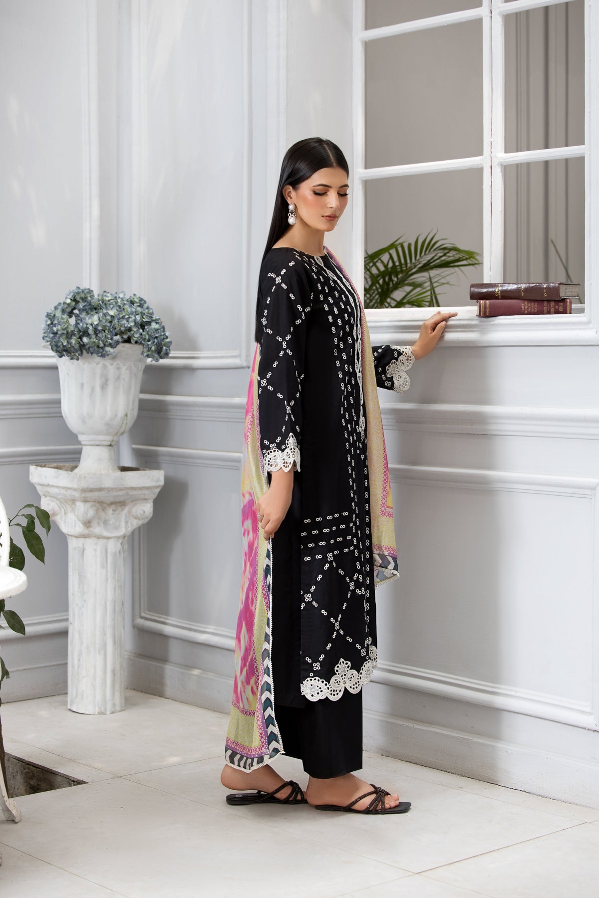 Moonstone Embroidered Lawn Suit Pret