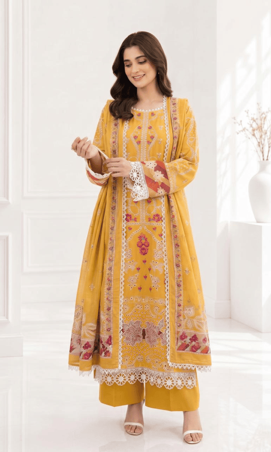 Noor Bloom Unstitched 3 Pc Lawn