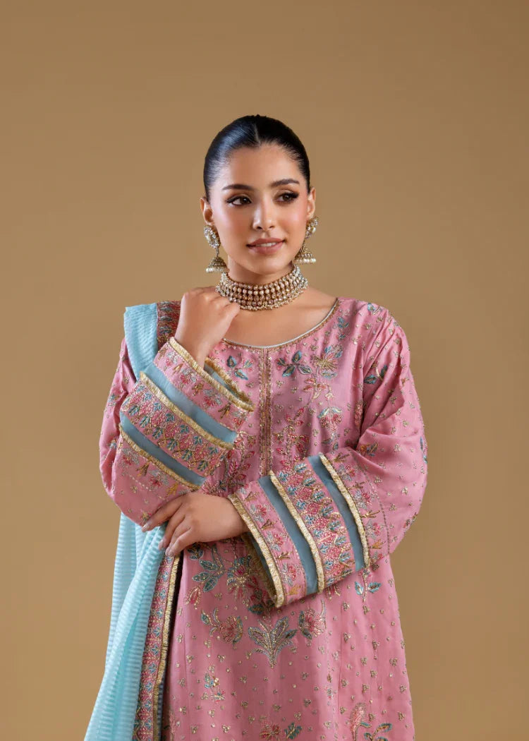 SK001 Powder Rose Silk Set