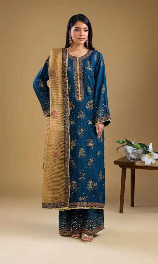 SK004 Blue Formal Ensemble