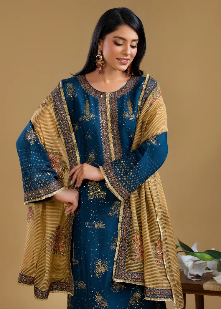 SK004 Blue Formal Ensemble