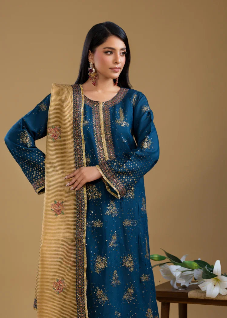 SK004 Blue Formal Ensemble
