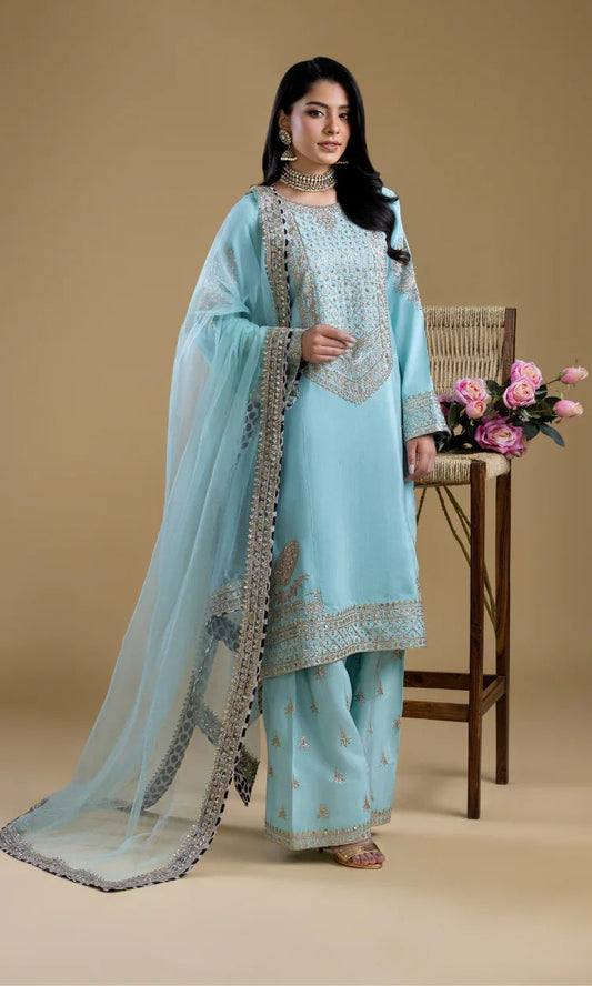 SK006 Blue Aura Suit
