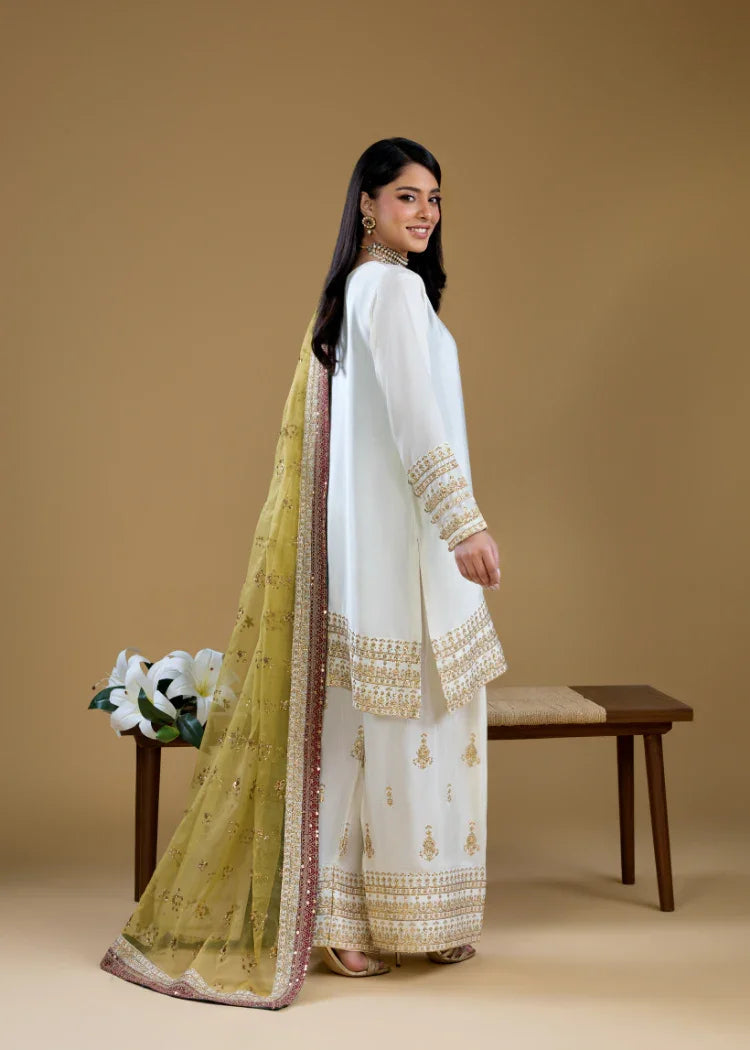 SK007 Ivory Luxe Suit