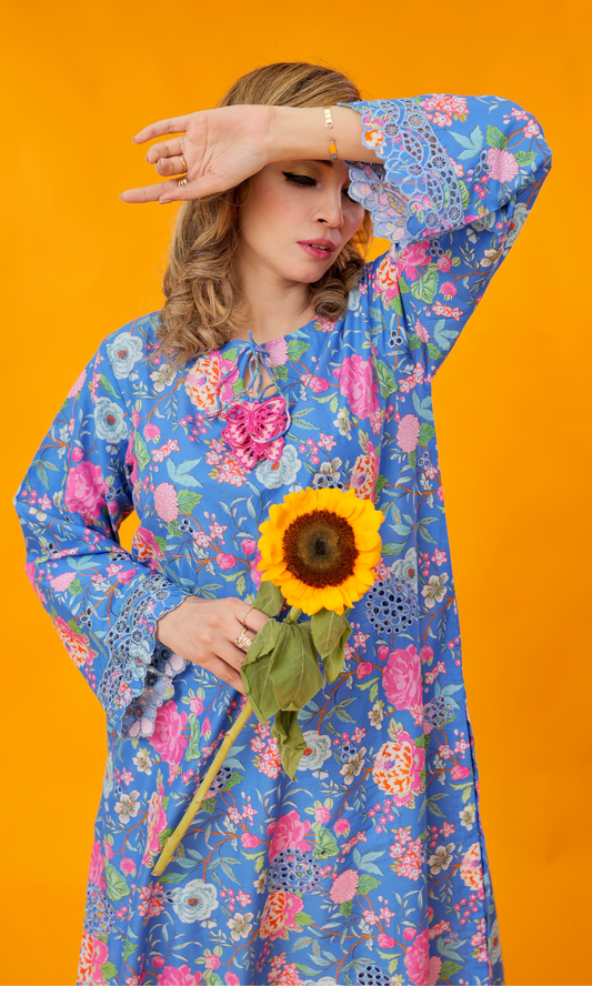 Ufaq 2 Piece Premium Printed Pret Suit