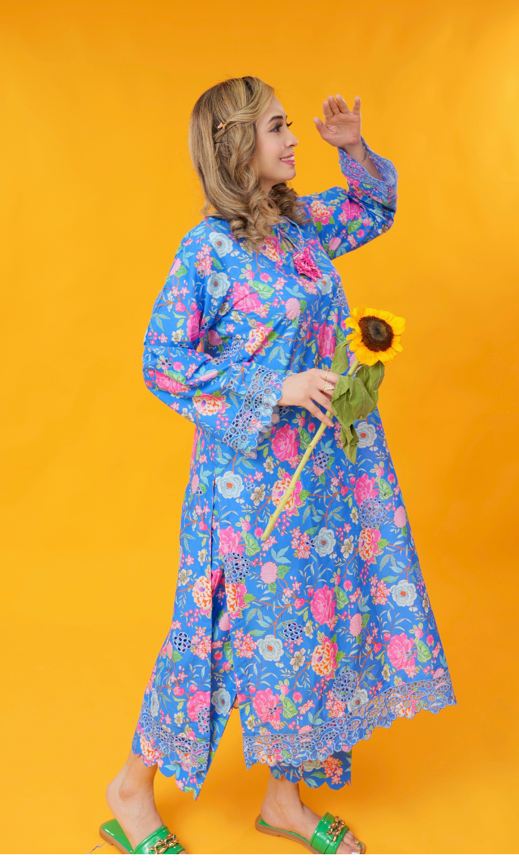 Ufaq 2 Piece Premium Printed Pret Suit