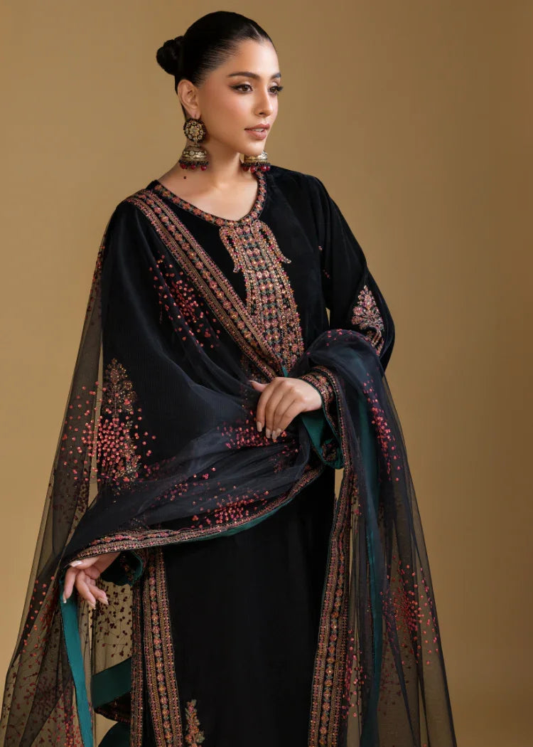 VM003 Black Velvet Suit