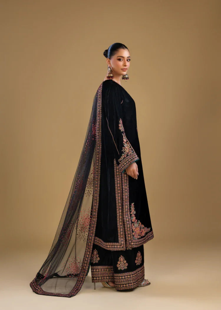 VM003 Black Velvet Suit