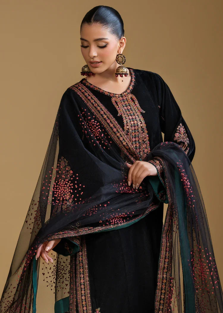 VM003 Black Velvet Suit