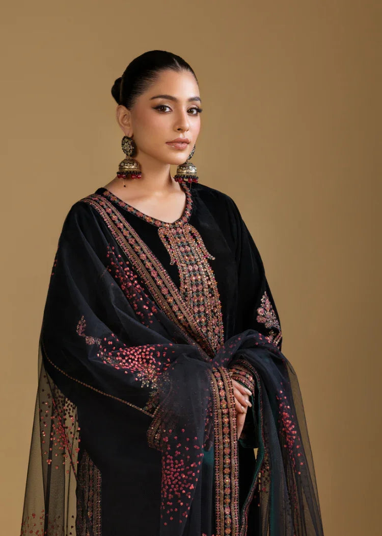 VM003 Black Velvet Suit