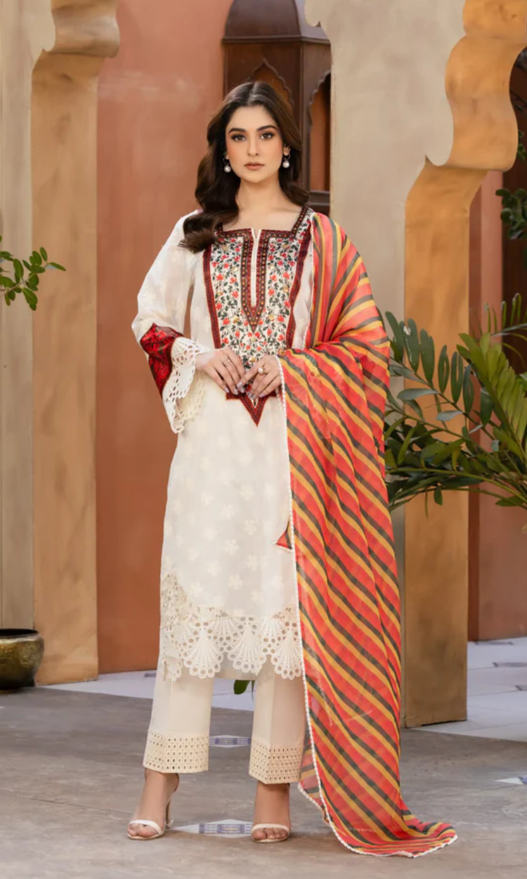 Husn e Rawayat Elegant Chicken Kari Dress
